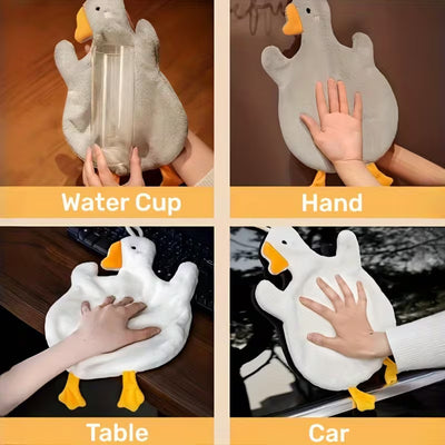 Cute Cartoon Duck Hand Towel (Pack of 2)