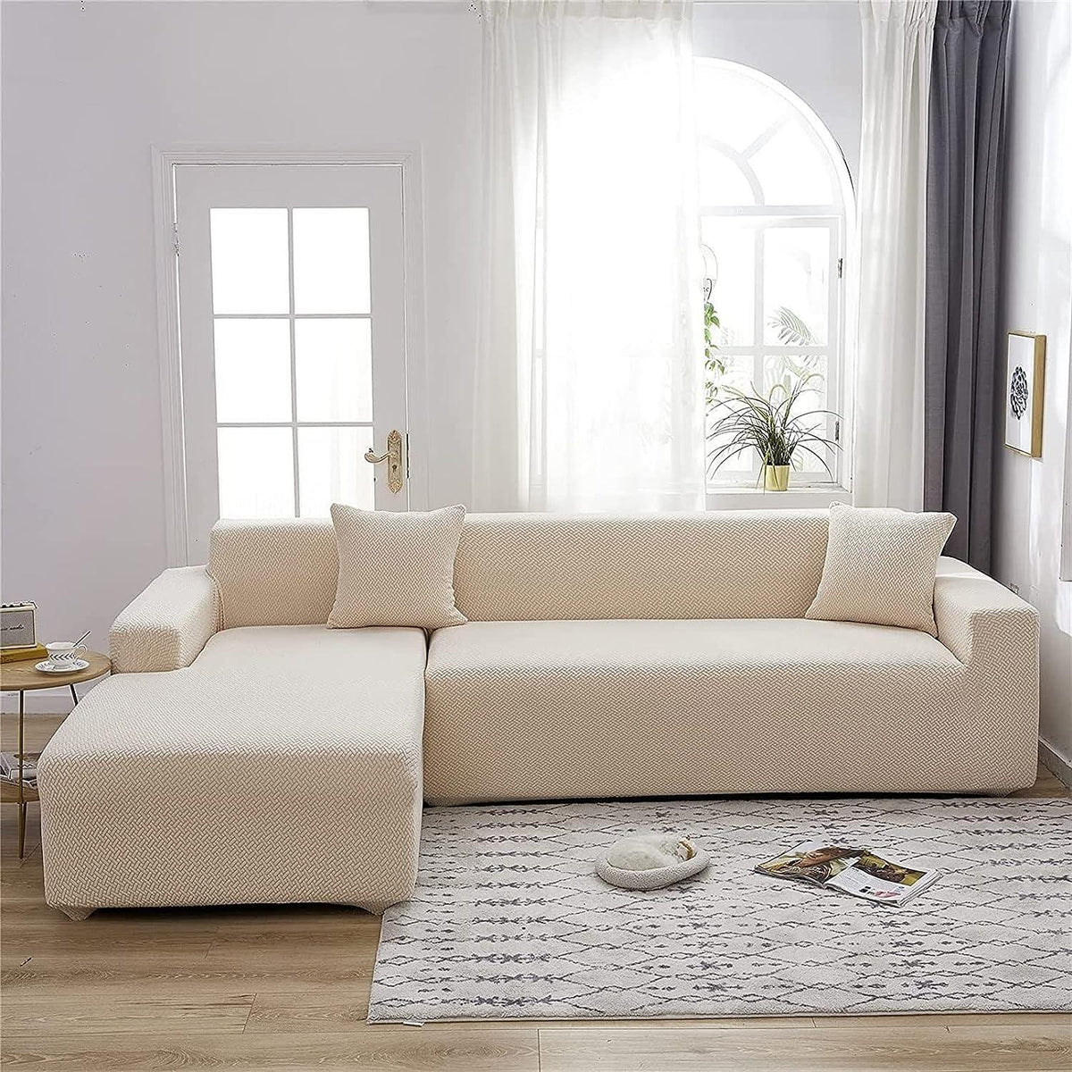 2024 L Shape Polar Fleece Sofa Cover Cream Trendize   2023 Latest Polar Fleece Sofa Cover Cream Trendize 1 2000x 366543a0 7f3e 42fa 99d2 54d82ad11c83 1200x 