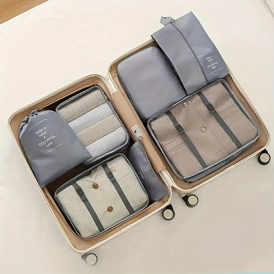 7 PC Premium Travel Organizer Packing Cubes