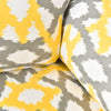 Premium Printed Recliner Sofa Cover : Yellow Diamond