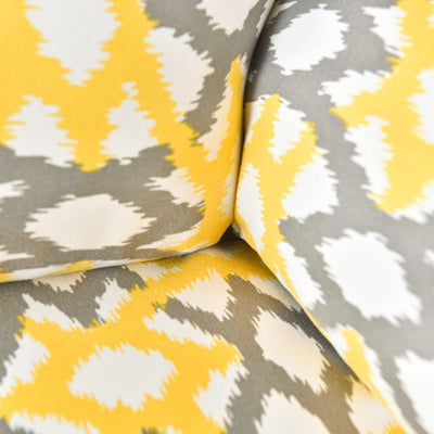 Premium Printed Recliner Sofa Cover : Yellow Diamond