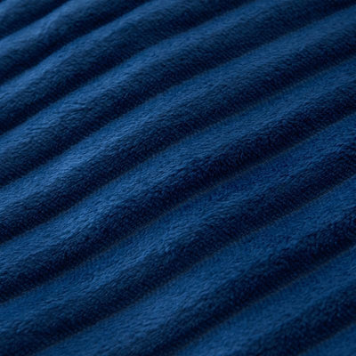 Luxe Rabbit Fur Fitted Sheet - Navy / KING SIZE (72X78)