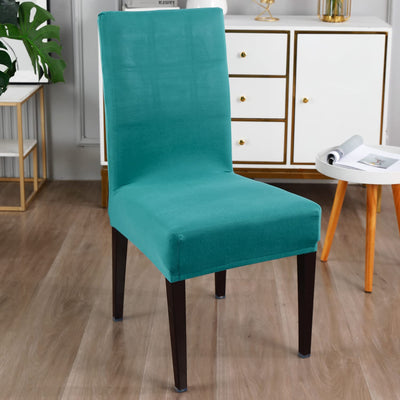 Stretchable Chair Covers, Plain Teal