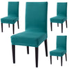 Stretchable Chair Covers, Plain Teal