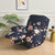 Premium Printed Recliner Sofa Cover : Lotus Blue