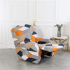 Premium Printed Recliner Sofa Cover : Prism Orange