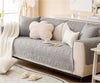 PREMIUM COTTON QUILTED SOFA MAT - CLOUD GREY