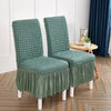 2025 Turkish Bubble Frill Chair Covers : Sage Green