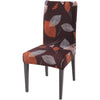 Stretchable Chair Covers, Choco Leaf