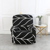 Premium Printed Recliner Sofa Cover : Black Onyx