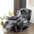 Premium Printed Recliner Sofa Cover : Black Prism