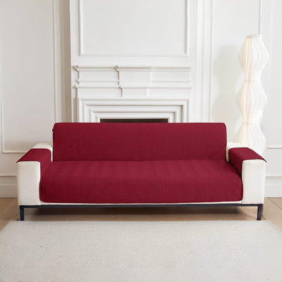 Non Slip Quilted Sofa Protector Mat With Strap