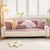 French Corduroy Lace Sofa Mat - Rose Mauve