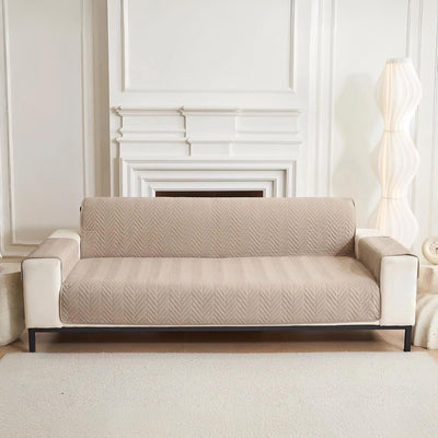 Non Slip Quilted Sofa Protector Mat With Strap