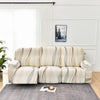 Premium Printed Recliner Sofa Cover : Wave Beige