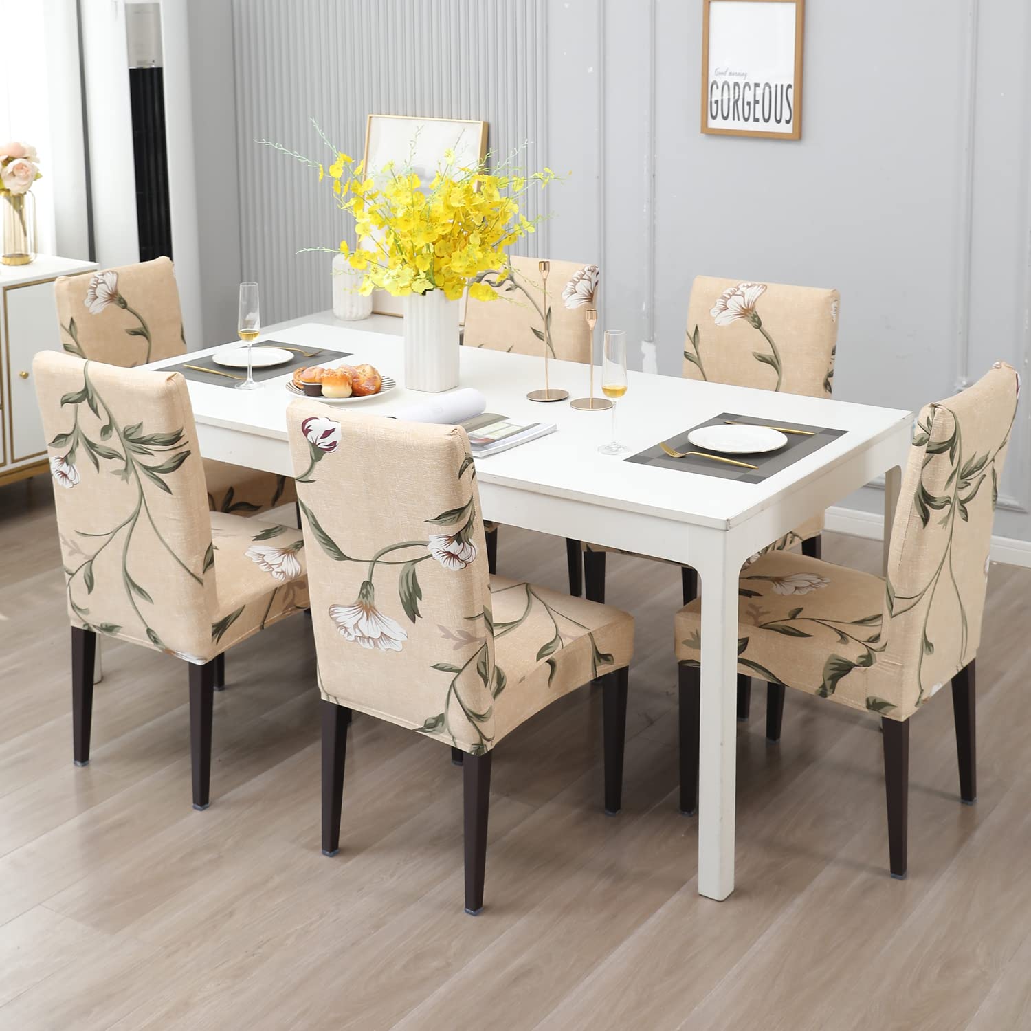 Stretchable Chair Covers, Tropical Flower