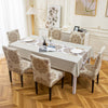 Premium Dining Table & Chair Cover Combo - Classic Beige