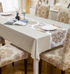 Premium Dining Table & Chair Cover Combo - Classic Beige