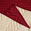 NON SLIP QUILTED SOFA PROTECTOR MAT - PLAIN MAROON