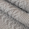 PREMIUM COTTON QUILTED SOFA MAT - CLOUD GREY