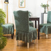 2025 Turkish Bubble Frill Chair Covers : Sage Green