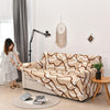 Trendize Exclusive Stretchable Sofa Cover - Wave Brown