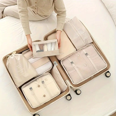 7 PC Premium Travel Organizer Packing Cubes