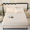 Luxe Rabbit Fur Fitted Sheet - White / KING SIZE (72X78)