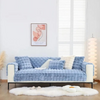 Plush Non Slip Sofa Mat - Cloud Blue