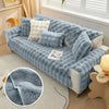 Plush Non Slip Sofa Mat - Cloud Blue