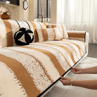 Vintage Velveteen Sofa Mat