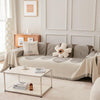 Premium Double Sided Chenille Sofa Covers - Brown Juniper