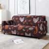 Trendize Exclusive Stretchable Sofa Cover - Choco Leaf