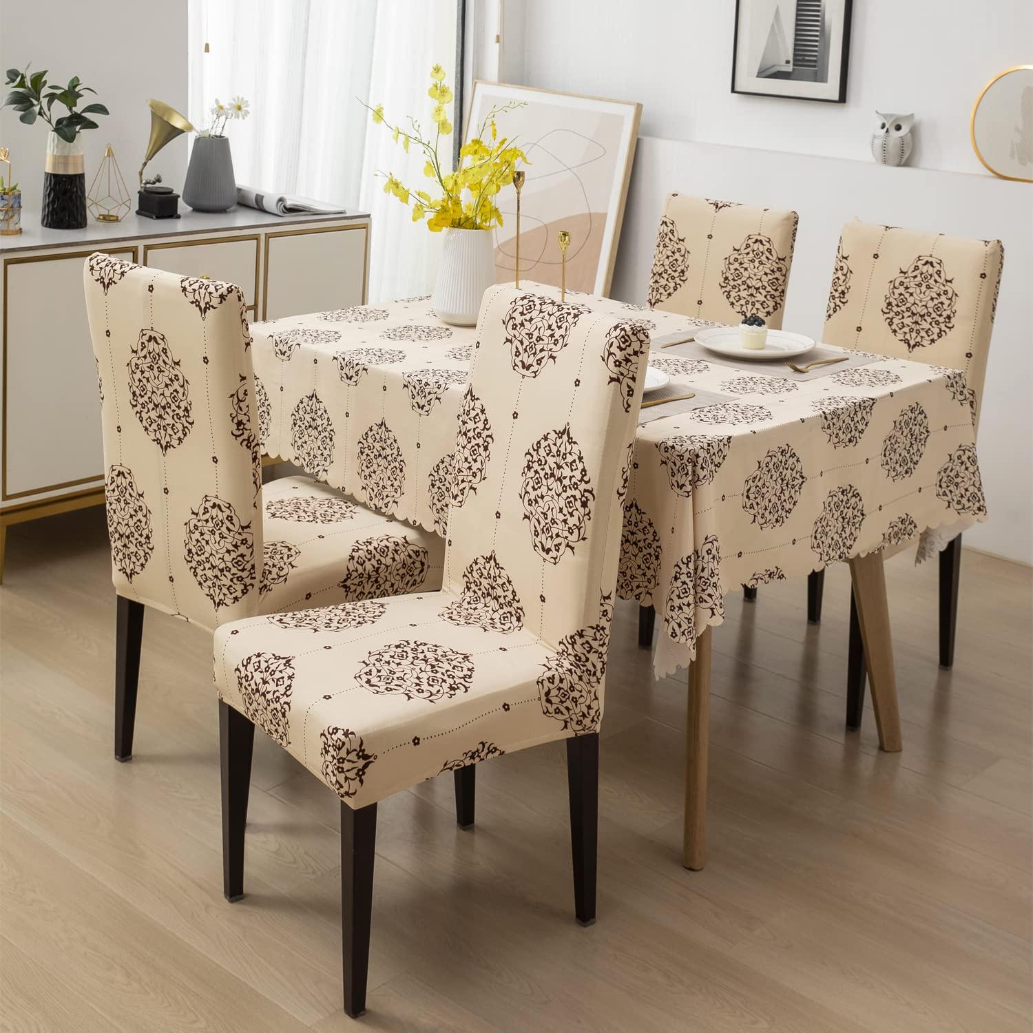 Tablecloth Padded Dining Room Chair Covers Premium Dining Table