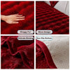 Plush Non Slip Sofa Mat - Deep Cherry