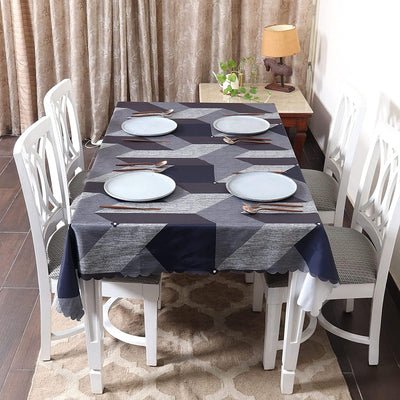 Trendize Premium Waterproof Matching Table Cover - Geometric Grey - Trendize