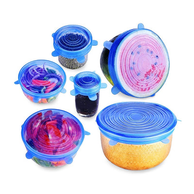 Premium Reusable Silicone Lids