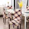 Stretchable Chair Covers, Cross Brown - Trendize