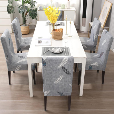 Stretchable Chair Covers, Fern Grey - Trendize